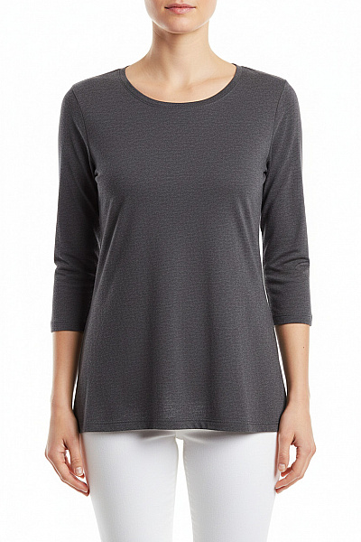 Jednoduché Dámské Tričko Šedé Vel. 42