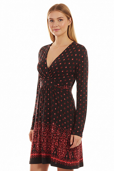 YESSICA  Šaty S Květinovým Potiskem Černé Vel. M