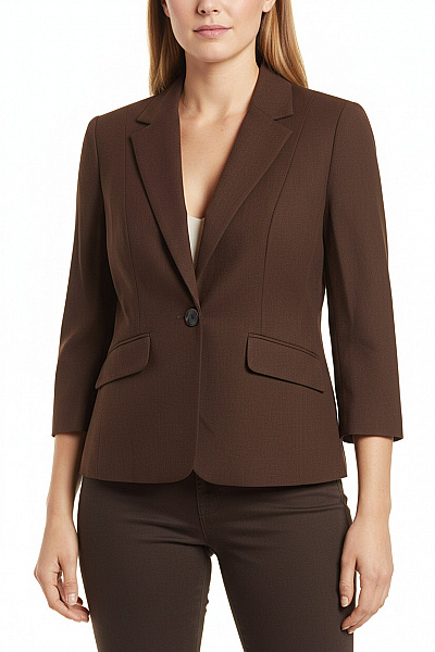 Bershka Dámské Sako Hnědý Second Hand Vel. 46