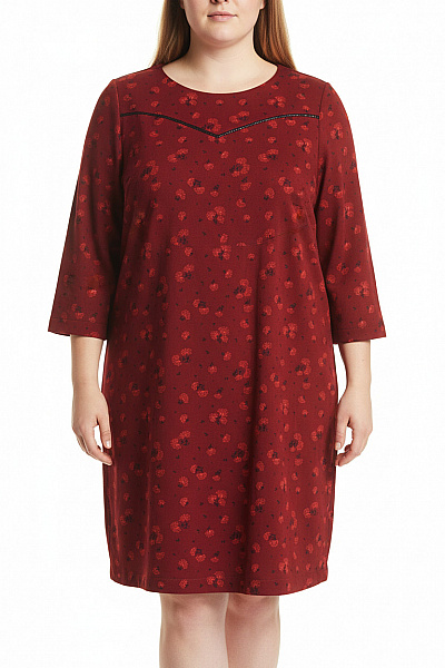 Šaty Vínová CAMAIEU Second Hand