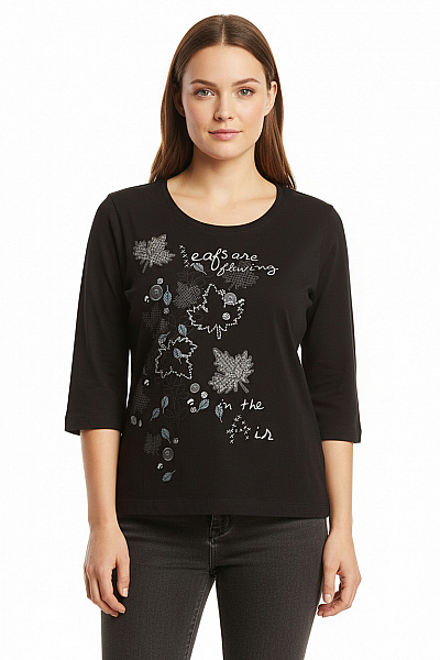 CECIL Dámské Tričko Černé Vel. XXL