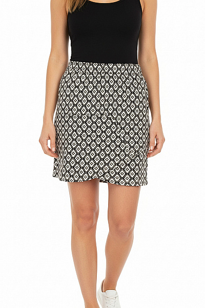 Balonová  Sukně Černobílá