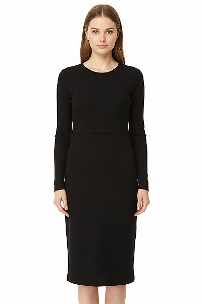  Šaty Pletené Černé Esmara