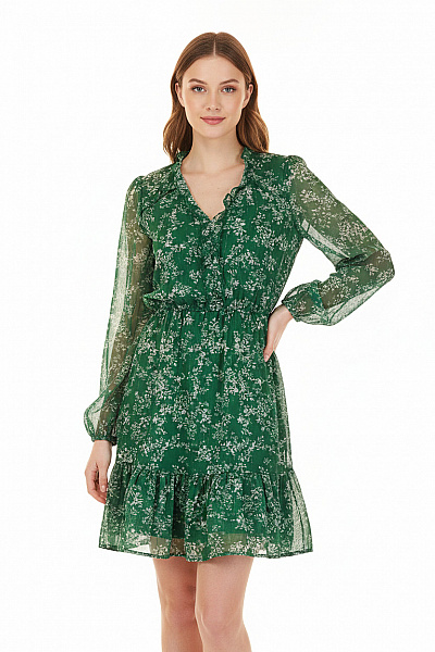 Reserved Šaty Zelené Second Hand Vel. 36