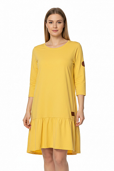 Letní  Šaty Žluté Vel. 40/42