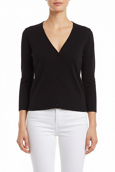 Dámský Svetr Černý Second Hand Vel. L