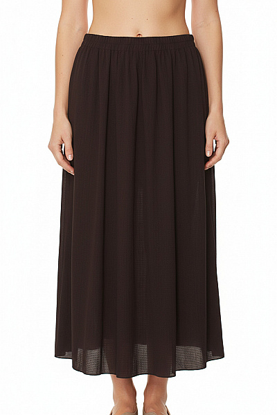 Dlouhá  Sukně Černá Second Hand