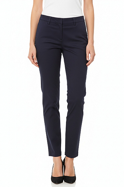 Orsay Dámské Chino Kalhoty Modré Second Hand Vel. 34