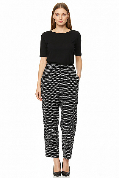 Dámské Kalhoty Rovné Modré Second Hand