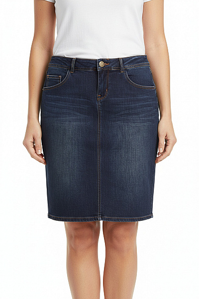 Orsay Džínová  Sukně Modrá Vel. 42