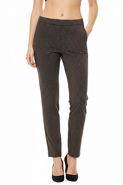 Dámské Kalhoty Rovné Černobílé Reserved Vel. 34