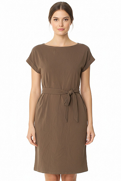 Tričkové  Šaty Khaki