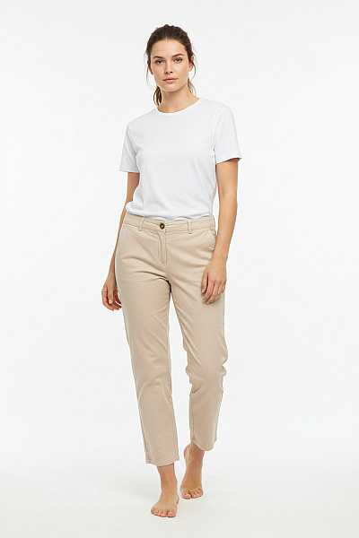 Dámské Chino Kalhoty Béžové Marks & Spencer Vel. 42