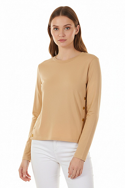 Dámské Tričko Béžový Sinsay Vel. S