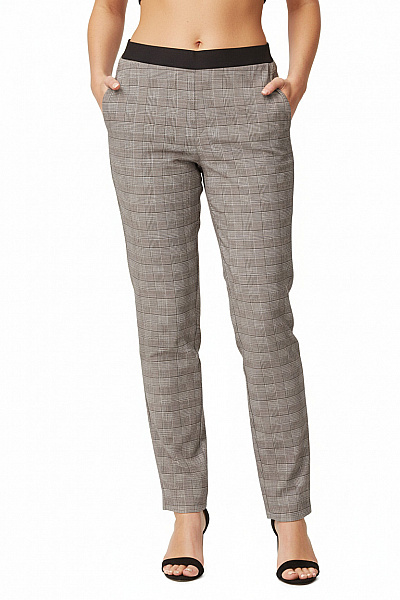 Dámské Kalhoty Černobílé Tchibo Second Hand Vel. 42