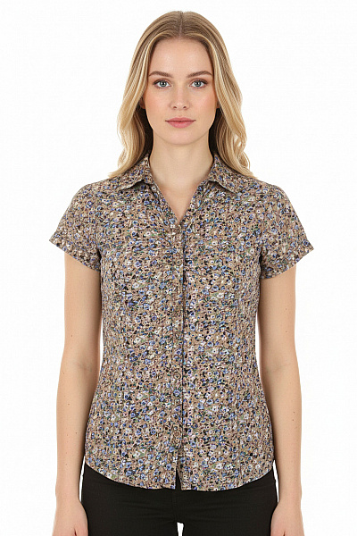 House Letní Dámská Košile Barevná Second Hand Vel. XS