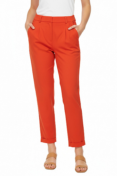 Terranova Dámské Chino Kalhoty Oranžové Vel. XS