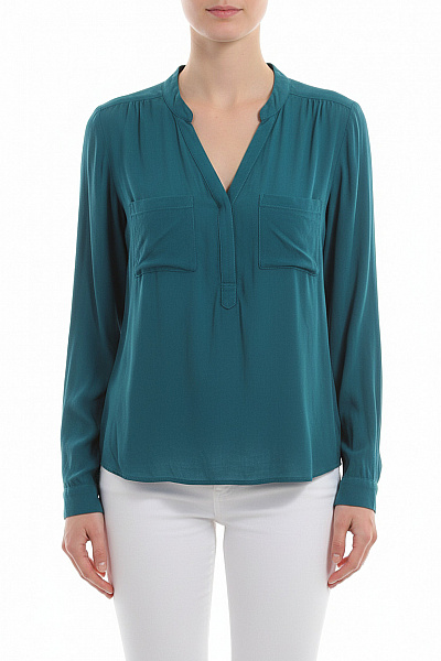 GATE Letní Dámská Košile Modrá Second Hand Vel. XS