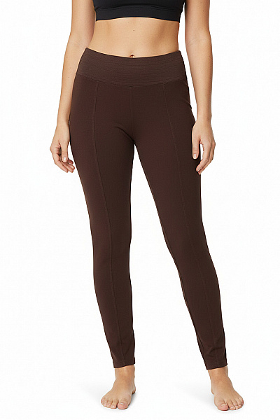 ZARA Dámské Legíny Hnědé Vel. M