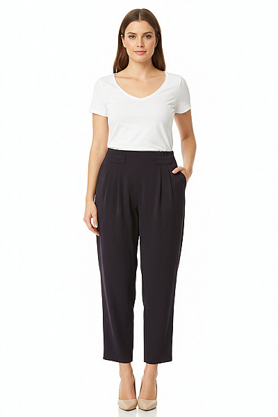 La Strada Dámské Kalhoty Modré Vel. 42