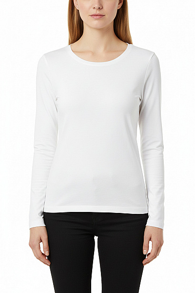 Jednoduché Dámské Tričko Bílé Second Hand Vel. 42