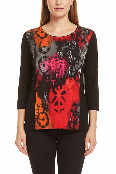 Dámské Tričko Černé Vel. 48