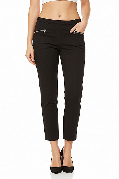 Dámské Kalhoty Černé F&F Second Hand Vel. 42