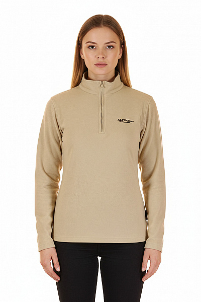 Funkční Dámská Mikina Béžová ALPINE PRO Second Hand Vel. L