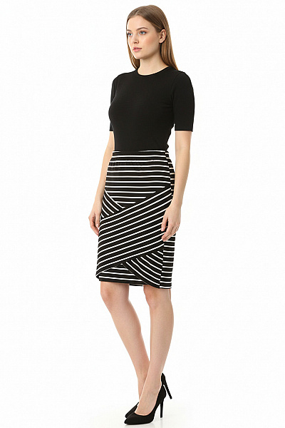 Sukně Černobílá Second Hand