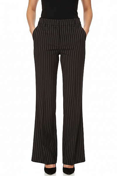 FB SISTER Společenské Dámské Kalhoty Černobílé Vel. M