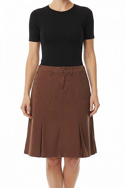 Sukně Hnědá YESSICA Vel. 42