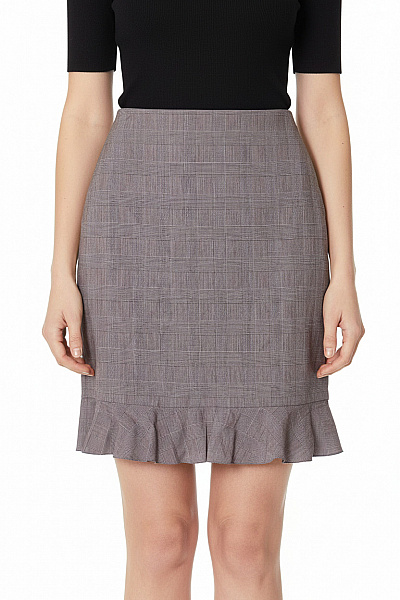 Balonová  Sukně Šedá Vel. 36