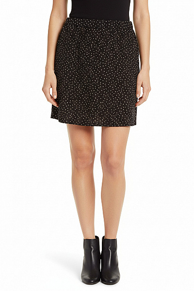  Sukně áčková Černobílá Vel. XS