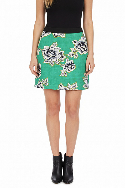 Warehouse Balonová  Sukně Zelená Vel. 34