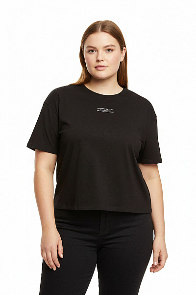 Dámské Tričko Černé Amisu