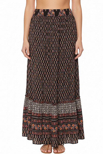 Dlouhá  Sukně Barevná CAMAIEU Second Hand