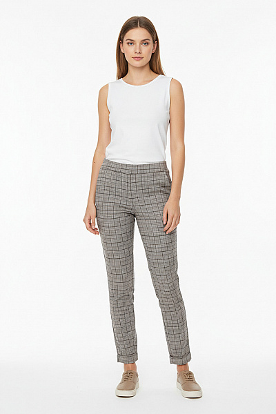 Dámské Kalhoty Černobílé