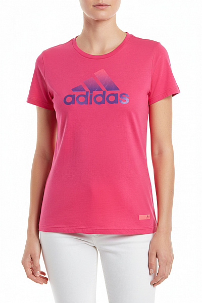 ADIDAS Dámské Tričko Růžové Vel. M