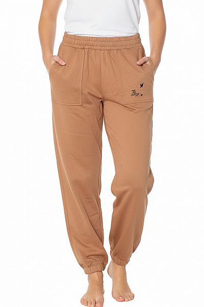 Dámské Kalhoty Hnědé Vel. M