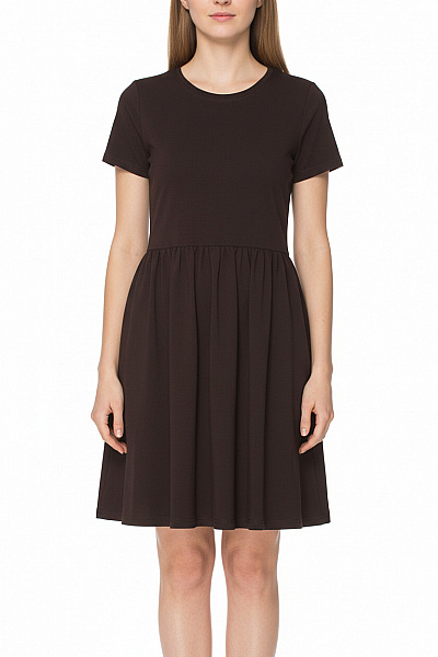 Tričkové  Šaty Černé Vel. 38