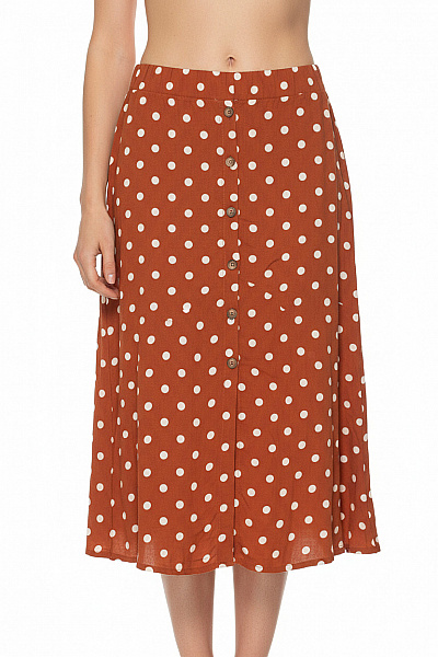 Sukně Hnědá Amisu Vel. 38