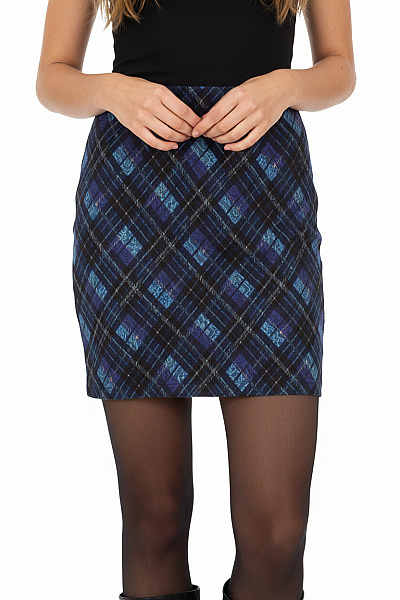 Balonová  Sukně Modrá Second Hand