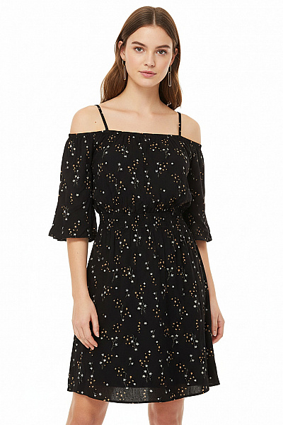 CLOCKHOUSE Letní  Šaty Černé Vel. 36