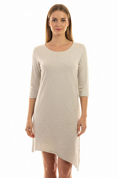 Tričkové  Šaty Šedé GATE Second Hand Vel. M