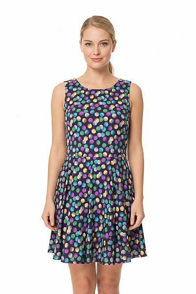 Letní  Šaty Barevné Vel.  42