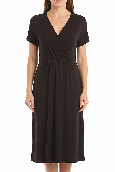 Colours Of The World Dámské Zavinovací šaty S Krátkým Rukávem A Zúženým Pasem Vel. 40/42