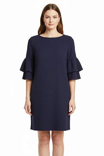 Pouzdrové šaty  Šaty Modré YESSICA Vel. XL