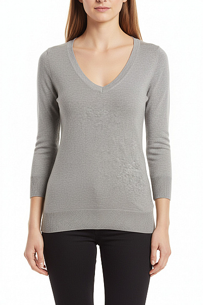 Dámský Pulovr Šedý Vel. M