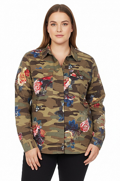 Dámská Košile Barevná Vel. 42