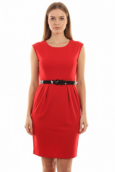 Páskové  Šaty Červené GATE Vel. M